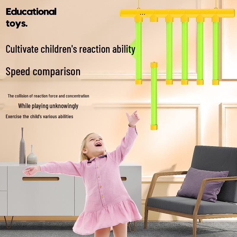 Машина для рефлекторных реакций: Соревнование на скорость рук между родителем и ребенком и сенсорная развивающая игрушка Rechargeable Version