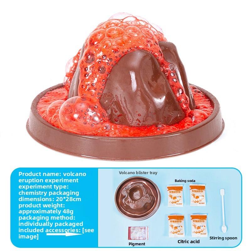 Набор для научных экспериментов для детей с материалами для химических реакций и веселого извержения вулкана VolcanoExplosion